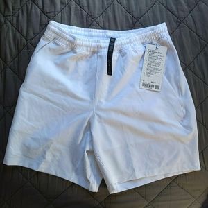 White lulu lemons shorts